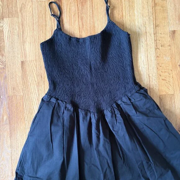 DISSH Milano Black Cotton Midi Dress (6) - Picture 4 of 4